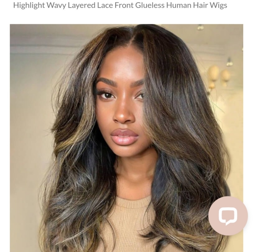 HUMAN HAIR GLUELESS WIG by IDEFINE WIGS NIB